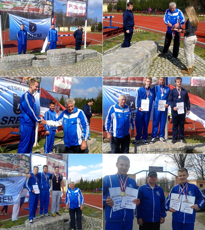 Szenttamási atlétázók 2015. március 28. Mitrovica
